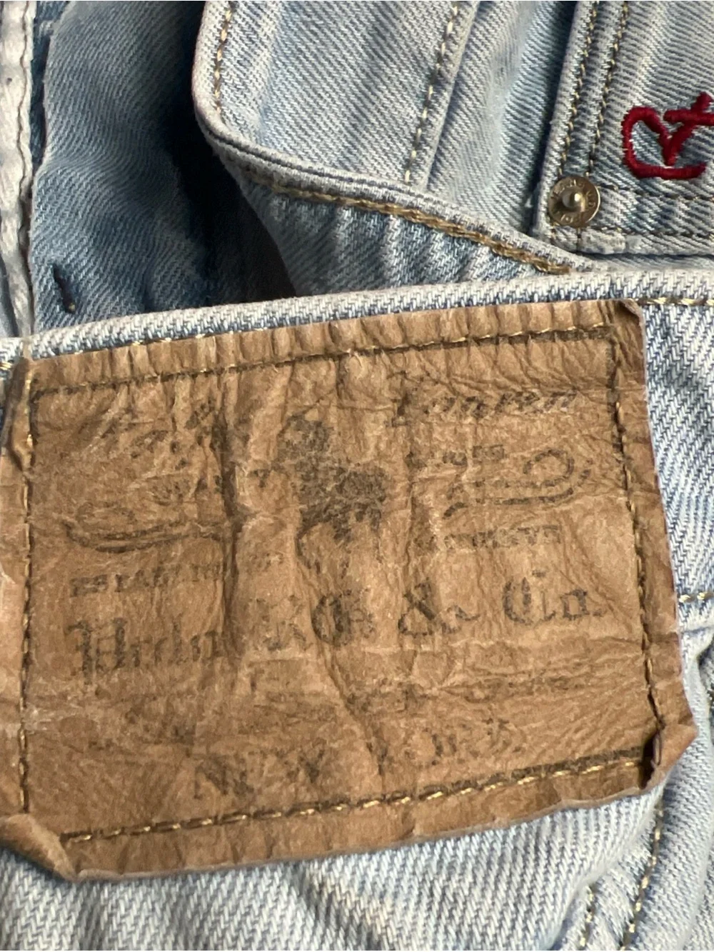 Vintage Ralph Lauren Light Blue Straight Jeans